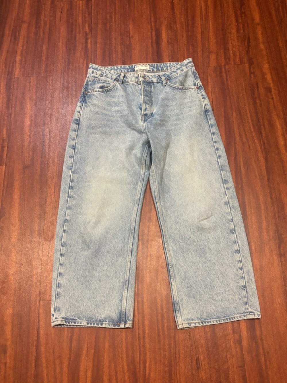 We The Free Light Blue Boyfriend Jeans